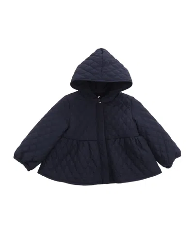 Il Gufo Quilted Flared Jacket In Black