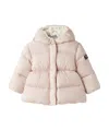 Il Gufo Quilted Hooded Jacket In Nude