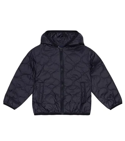 Il Gufo Kids' Quilted Jacket In Blue