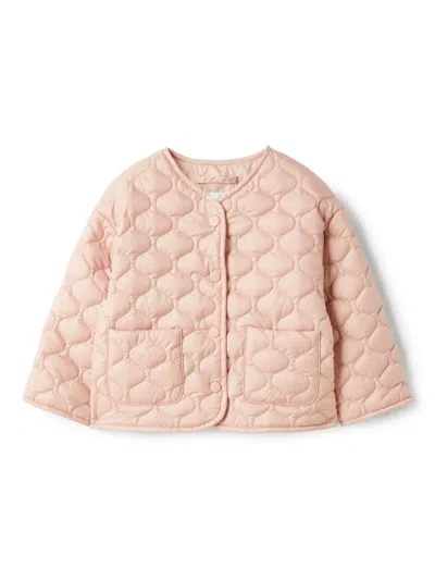 Il Gufo Babies' Quilted Jacket In Pink