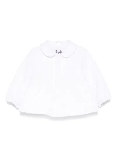 Il Gufo Babies' Quilted Jacket In White