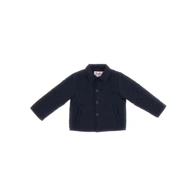 Il Gufo Quilted Nylon Jacket Kids In Blue