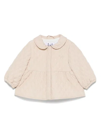 Il Gufo Babies' Quilted Puffer Jacket In Brown