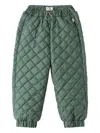 Il Gufo Quilted Trousers In Green