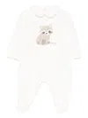 Il Gufo Racoon Pajama In White