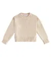 Il Gufo Ribbed-knit Sweater In Beige