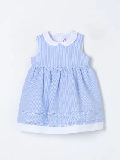 Il Gufo Romper  Kids Color Gnawed Blue