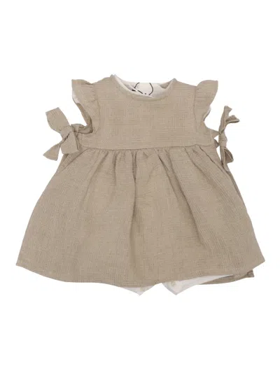 Il Gufo Babies' Rompersuit In Brown