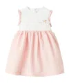 Il Gufo Ruffle Sleeve Dress In Pink