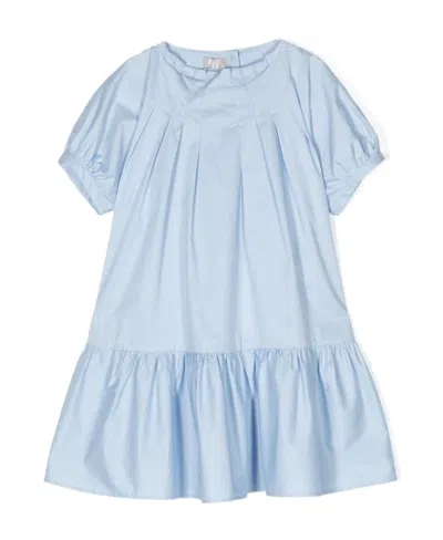 IL GUFO RUFFLE-TRIM COTTON DRESS