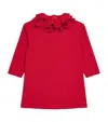 Il Gufo Layered Ruffle Dress In Red
