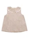 Il Gufo Top Mit Rüschenkragen In Brown