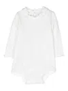 Il Gufo Ruffled Cotton Body In White