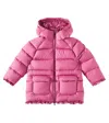 Il Gufo Ruffled Down Coat In Pink