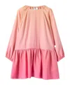 Il Gufo Ruffled Dress In Pink
