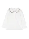 IL GUFO RUFFLED-TRIM SHIRT