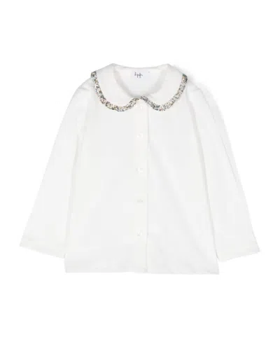 Il Gufo Ruffled-trim Shirt In White
