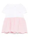 Il Gufo Seersucker Shorts Set In Pink