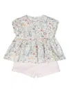 Il Gufo Floral-motif Shorts Set