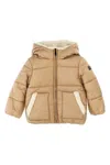 Il Gufo Shearling Details Hooded Down Jacket
