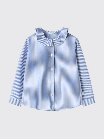 IL GUFO SHIRT IL GUFO KIDS COLOR BLUE,H75220009