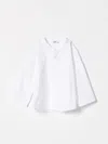 Il Gufo Hemd  Kinder Farbe Weiss In Weiss