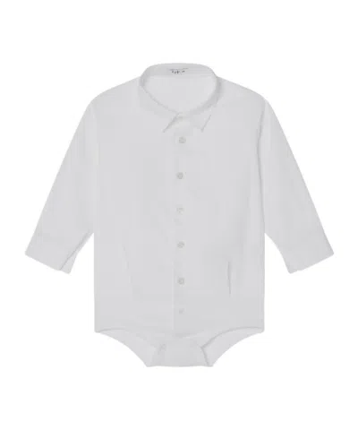 Il Gufo Shirt Jumpsuit In White