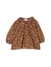 Il Gufo Shirt M/l Flowers In Multicolour
