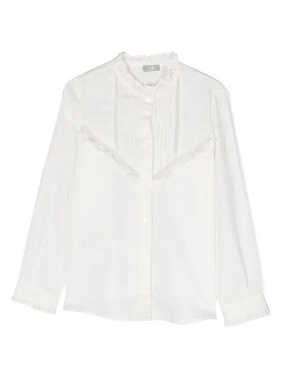 Il Gufo Shirt With Embroidery In White