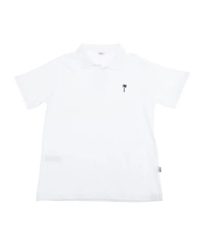 Il Gufo Short Sleeve Polo Shirt In White