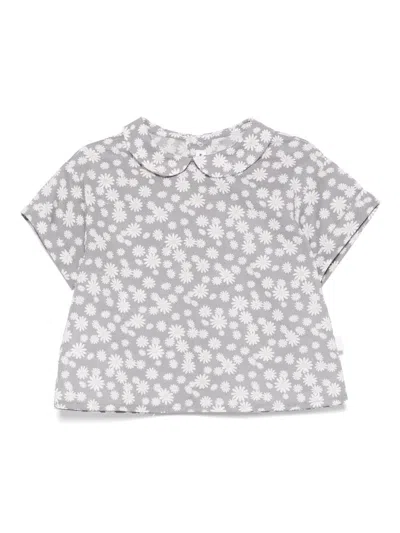 Il Gufo Babies' Short-sleeve Shirt In Grey