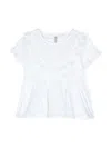 Il Gufo Ruffled T-shirt In White