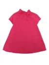 Il Gufo Short Sleeved Dress In Fuchsia