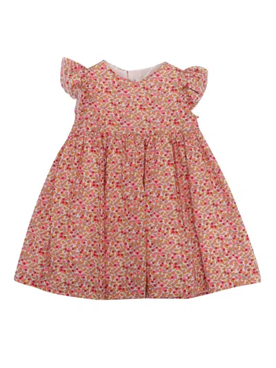 Il Gufo Kids' Short Sleeved Dress In Multi