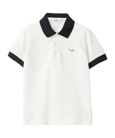 Il Gufo Kids' Short-sleeved Polo Shirt In Neutral