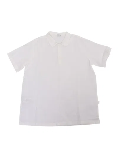 Il Gufo Kids' Short Sleeved Polo In White