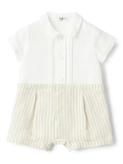 Il Gufo Babies' Short-sleeved Romper In White