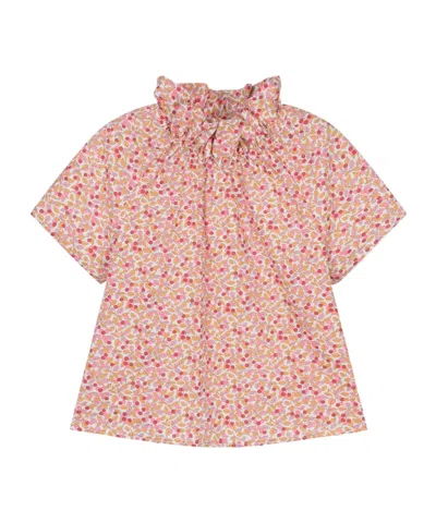 Il Gufo Short-sleeved Shirt In Pink