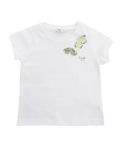 Il Gufo Kids' Short-sleeved Shirt In White