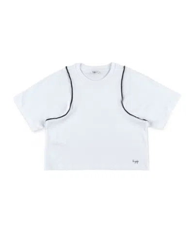 Il Gufo Kids' Short-sleeved T-shirt In White