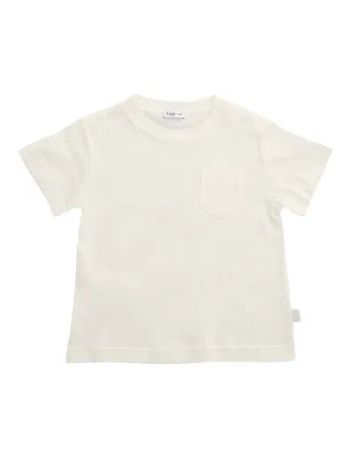 Il Gufo Kids' Short Sleeved T-shirt In White