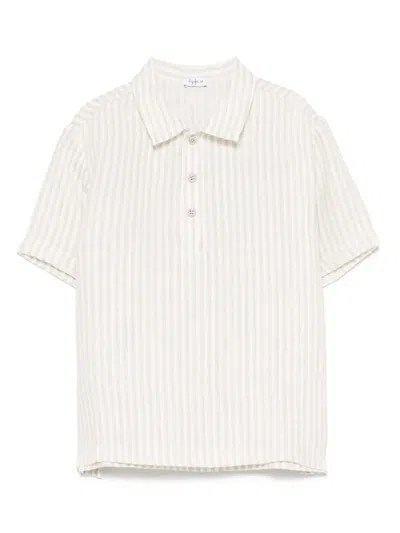 Il Gufo Kids' Short-sleeves Polo Shirt In Nude