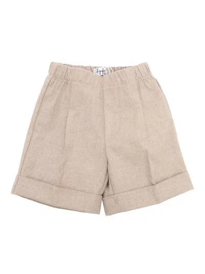 Il Gufo Kids' Shorts In Brown