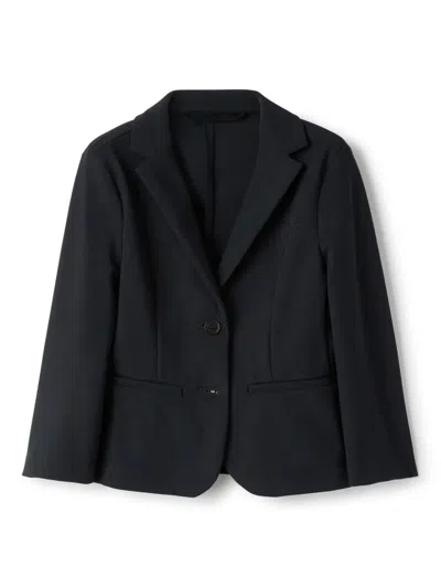 Il Gufo Kids' Single Breasted Blazer In Black