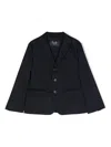 Il Gufo Single-breasted Blazer In Blue