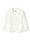 Il Gufo Single-breasted Blazer In White
