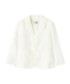 Il Gufo Single-breasted Blazer In White