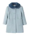Il Gufo Single-breasted Coat In Gray