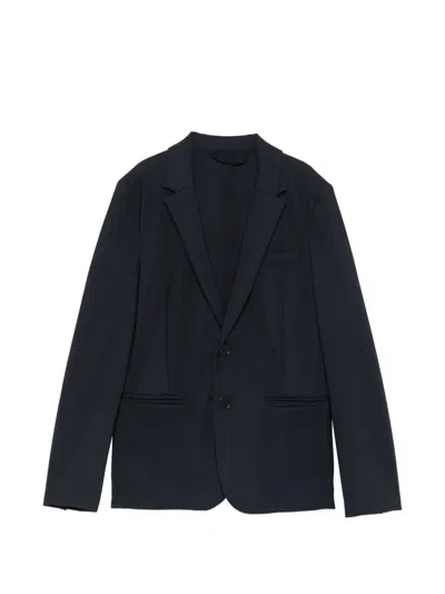 Il Gufo Single-breasted Notched-lapels Blazer In Black