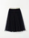 IL GUFO SKIRT IL GUFO KIDS COLOR BLUE,F93613009